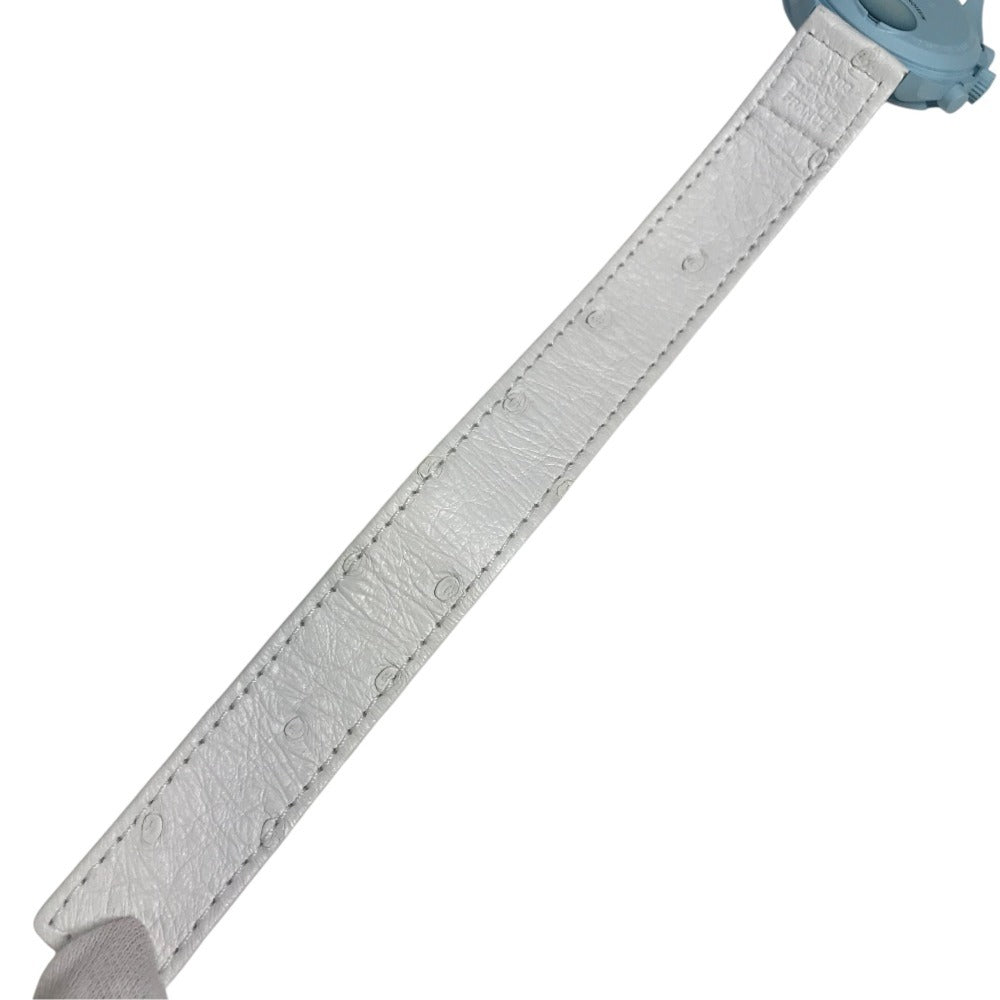 Swatch SO33L100C Omega Collaboration OMEGA mission to uranus Men's watch Wristwatch Pastel blue blue Used