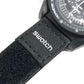 Swatch SO33B700 Omega Collaboration OMEGA Mission to the Moon: Snoopy Men's watch Wristwatch Black Used