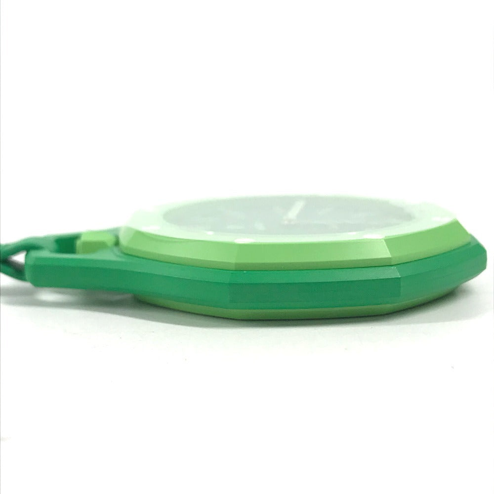 Swatch SSX03G100N Audemars Piguet Swatch x Audemars Piguet Royal Pop Pocket Watch Hand Winding Clock Charm Pocket watch ceramic / Leather Green Eight Green Used