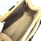 LOUIS VUITTON M95574 Monogram Shearling Storm Boston Bag/Handbag in Patent Leather, Unisex, Maroon Brown