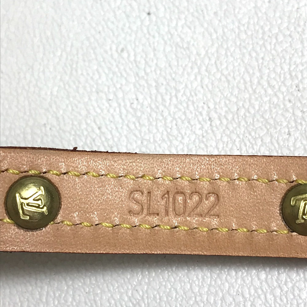 LOUIS VUITTON M58072 Monogram Collier Baxter PM Small Dog Collar, Monogram Canvas, Brown, Women's