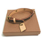 LOUIS VUITTON M58072 Monogram Collier Baxter PM Small Dog Collar, Monogram Canvas, Brown, Women's