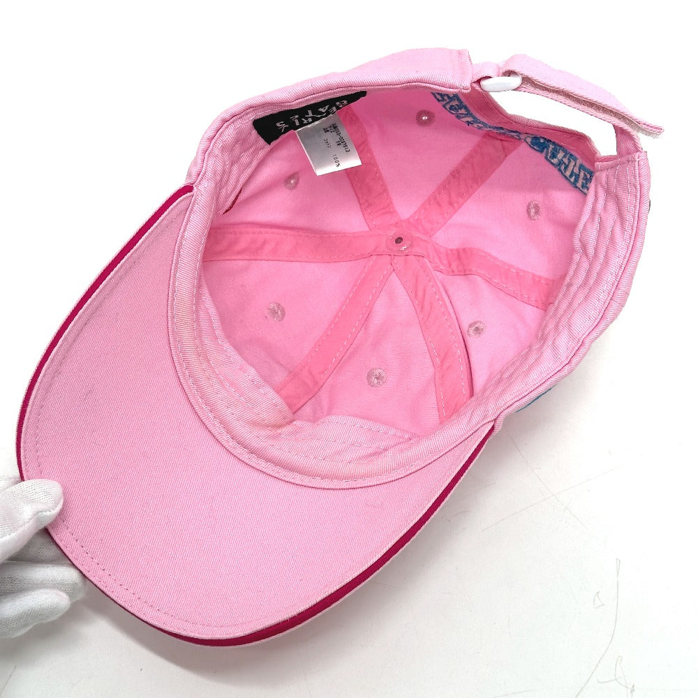 PEARLY GATES Logo embroidery Apparel Golf Wear cap cotton pink Used