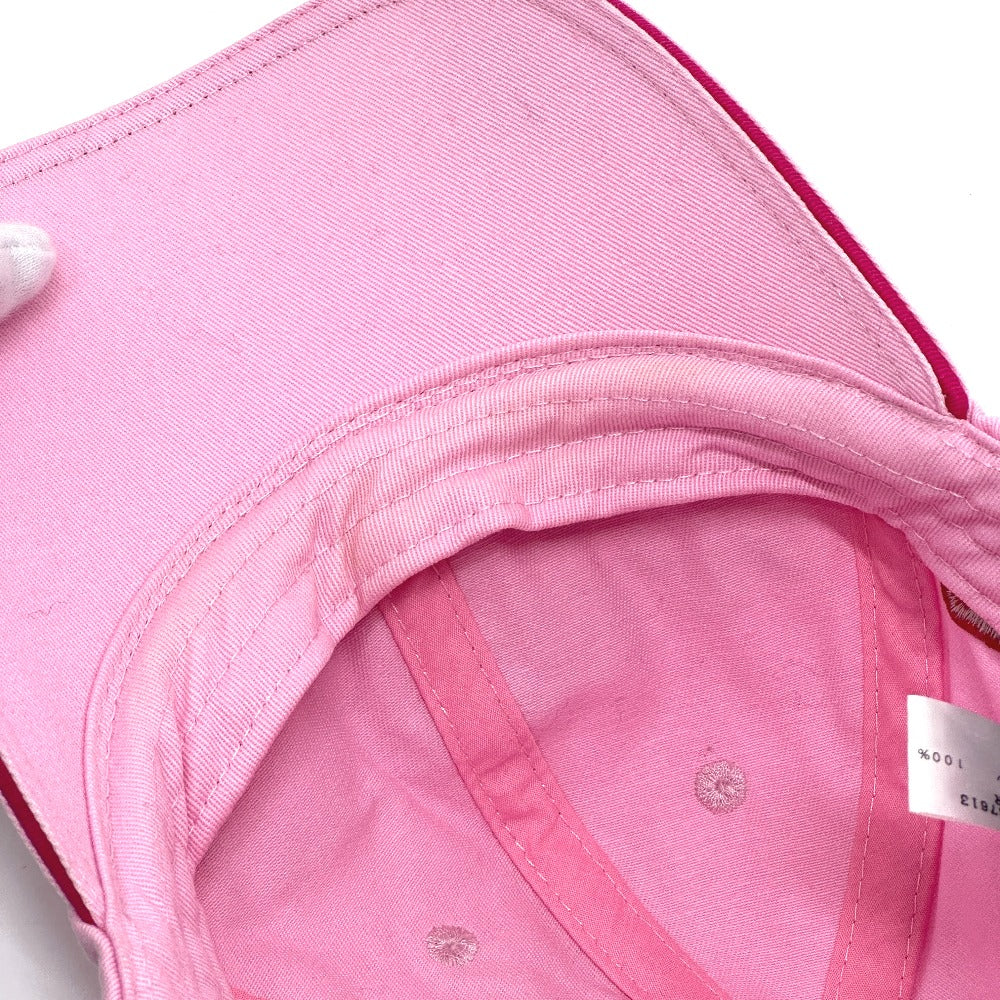 PEARLY GATES Logo embroidery Apparel Golf Wear cap cotton pink Used