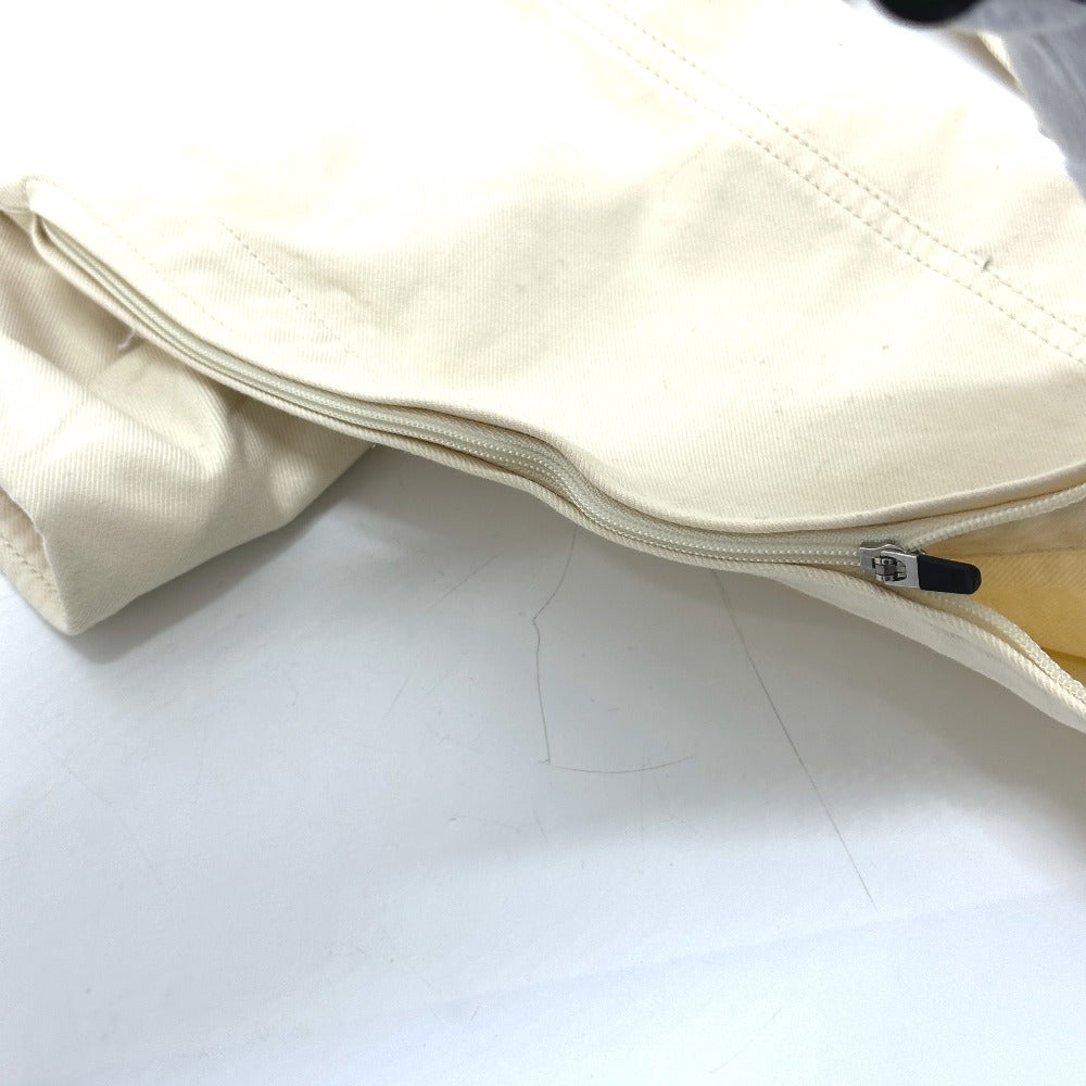 PEARLY GATES Logo embroidery Apparel, Golf Wear, Stretch Pants cotton Cream White White Used