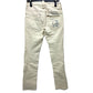PEARLY GATES Logo embroidery Apparel, Golf Wear, Stretch Pants cotton Cream White White Used