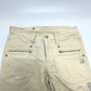 PEARLY GATES Logo embroidery Apparel, Golf Wear, Stretch Pants cotton Cream White White Used