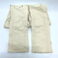 PEARLY GATES Logo embroidery Apparel, Golf Wear, Stretch Pants cotton Cream White White Used