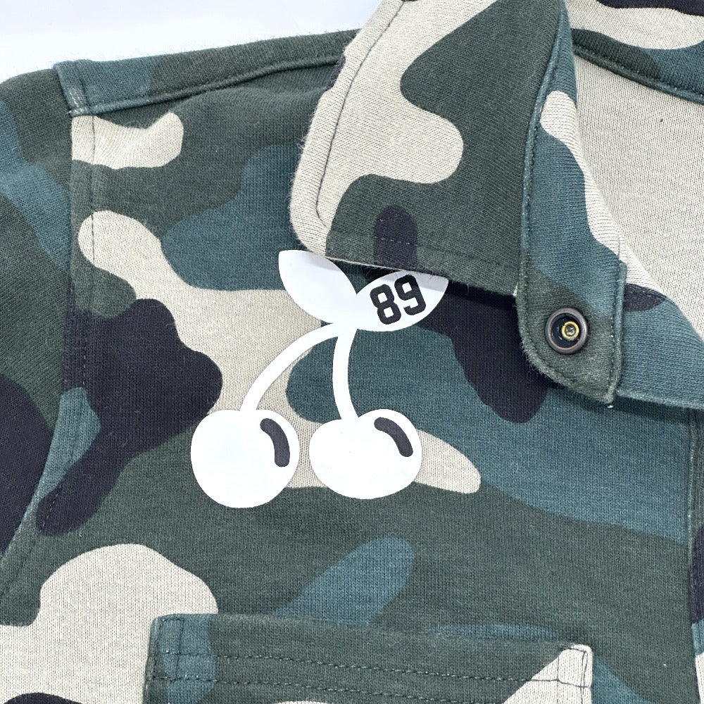 PEARLY GATES Camouflage camouflage logo Apparel Golf Wear Snead x Dress Set Tops and others cotton / Nylon Red/Green Used