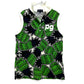 PEARLY GATES Botanical pattern Apparel, golf wear, polo shirt, shorts setup cotton Green Used
