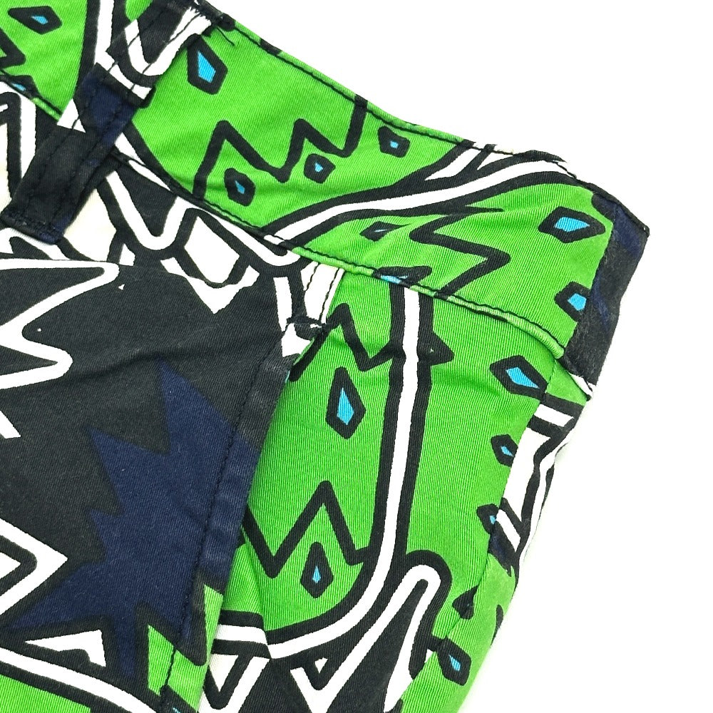 PEARLY GATES Botanical pattern Apparel, golf wear, polo shirt, shorts setup cotton Green Used