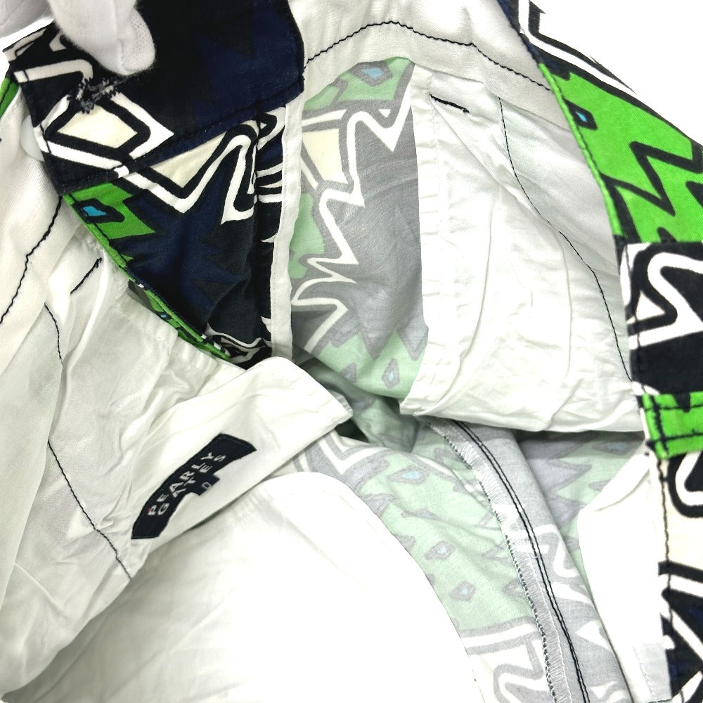 PEARLY GATES Botanical pattern Apparel, golf wear, polo shirt, shorts setup cotton Green Used