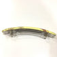 HERMES Hair Accessory, All-Over Print, Silk Barrette, Women's, Yellow