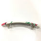 HERMES Hair Accessory, All-Over Print, Silk Barrette, Women's, White