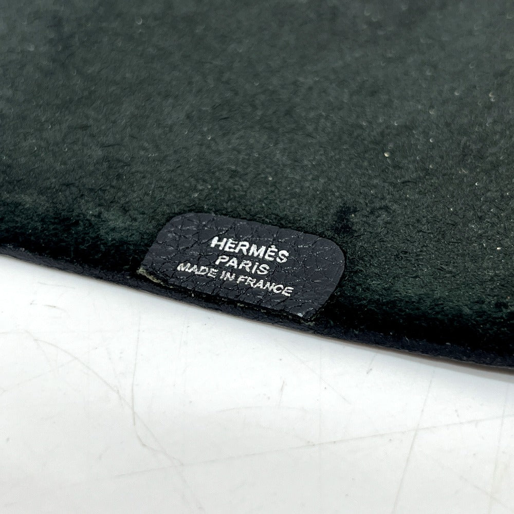 HERMES Ulysse GM Notebook Stationery Stationery Notebook Cover Taurillon Clemence Unisex Black