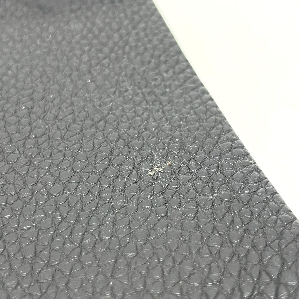 HERMES Ulysse GM Notebook Stationery Stationery Notebook Cover Taurillon Clemence Unisex Black