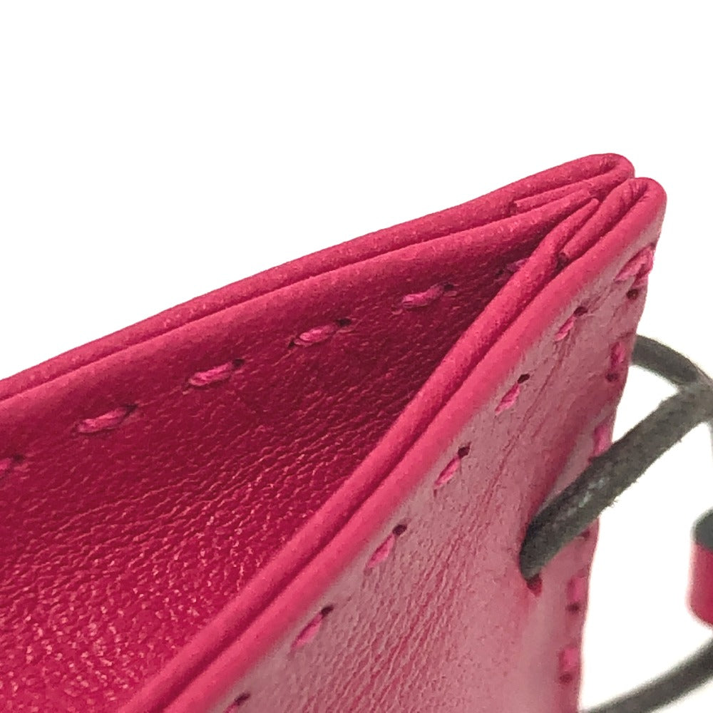 HERMES サックオランジュ カバン バッグアクセサリー バッグチャーム アニョーミロ レディース ローズメキシコ パープル