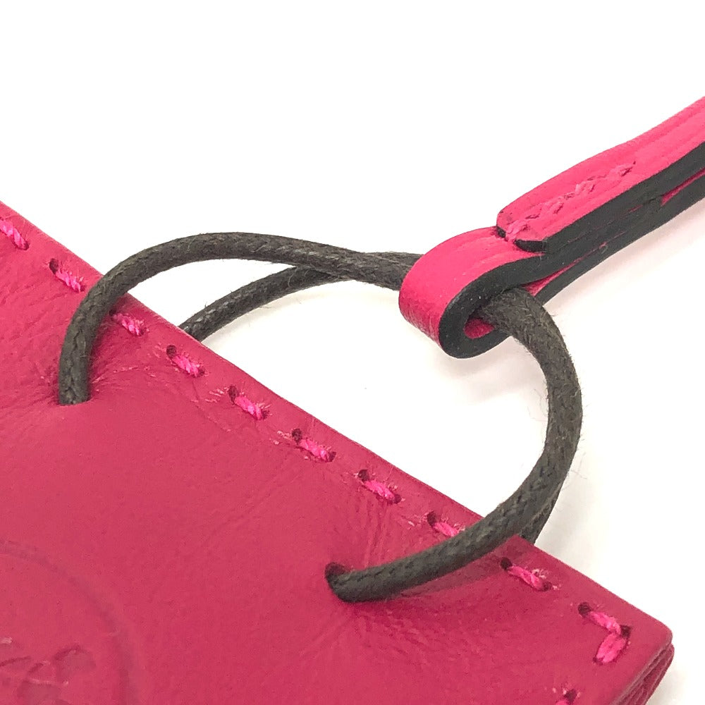 HERMES サックオランジュ カバン バッグアクセサリー バッグチャーム アニョーミロ レディース ローズメキシコ パープル