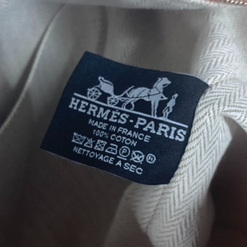 HERMES ブリッドアブラック　GM カバン バニティバッグ ポーチ ハンドバッグ キャンバス レディース グアバ ピンク