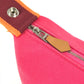 HERMES BRIDE A Black PM BRIDE A Black PM bag vanity bag Hand Bag Canvas hibiscus pink Used