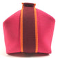 HERMES BRIDE A Black PM BRIDE A Black PM bag vanity bag Hand Bag Canvas hibiscus pink Used