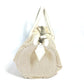 HERMES Mademoiselle Mini Boston Bag Bag Handbag Toile Ash Ladies Beige