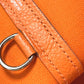 HERMES Garden Zip PM Shoulder Bag, Toile Officier Tote Bag, Women's, Orange