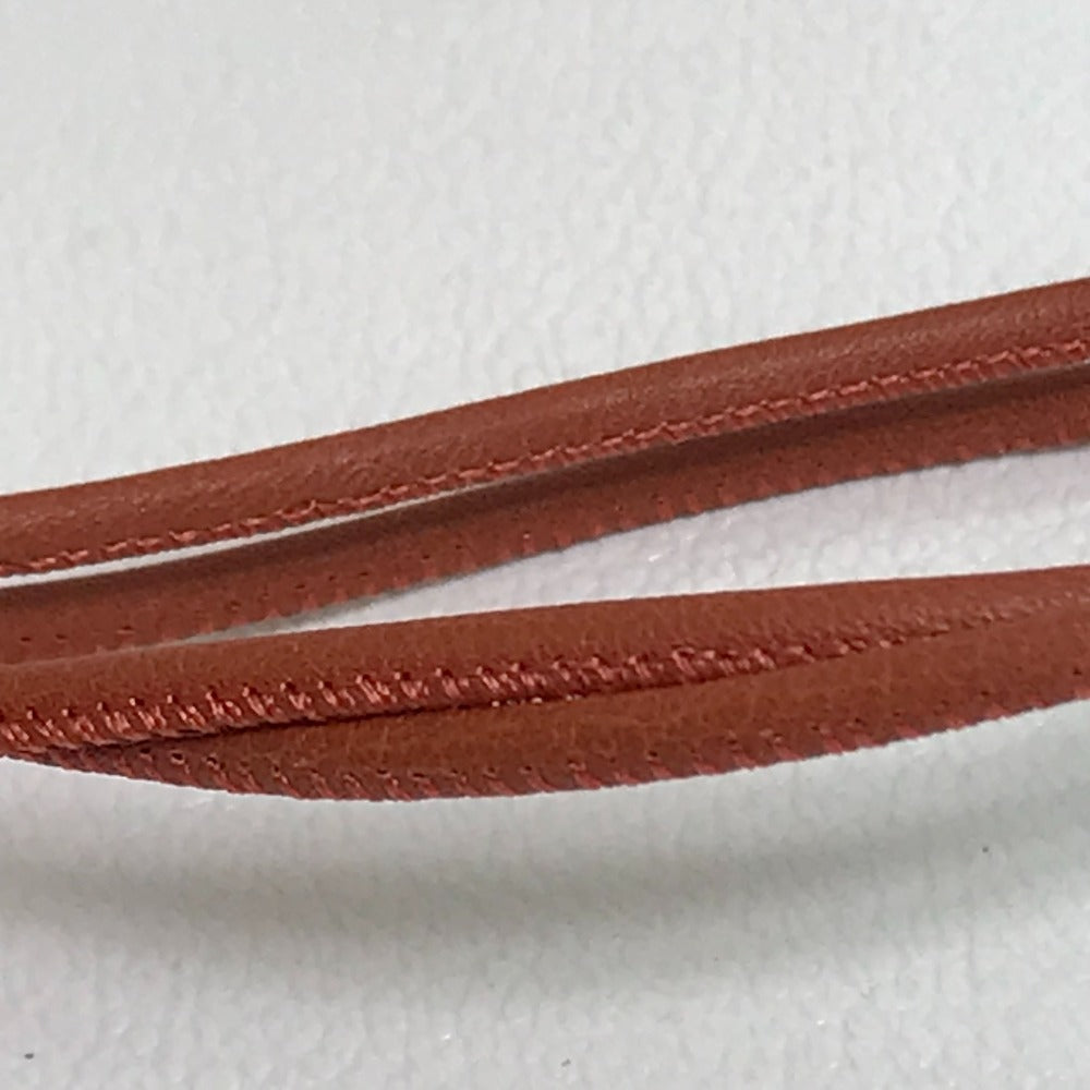 HERMES Mon Petit Kelly PM Accessory Necklace Leather Women's Brown