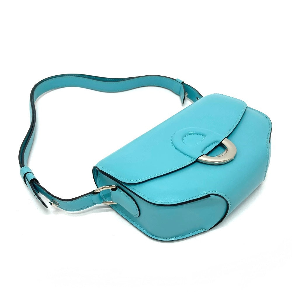 HERMES Mini Cherche Midi 2-Way Handbag/Shoulder Bag, Tadelakt, Boys, Blue Atoll, Blue