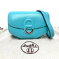 HERMES Mini Cherche Midi 2-Way Handbag/Shoulder Bag, Tadelakt, Boys, Blue Atoll, Blue