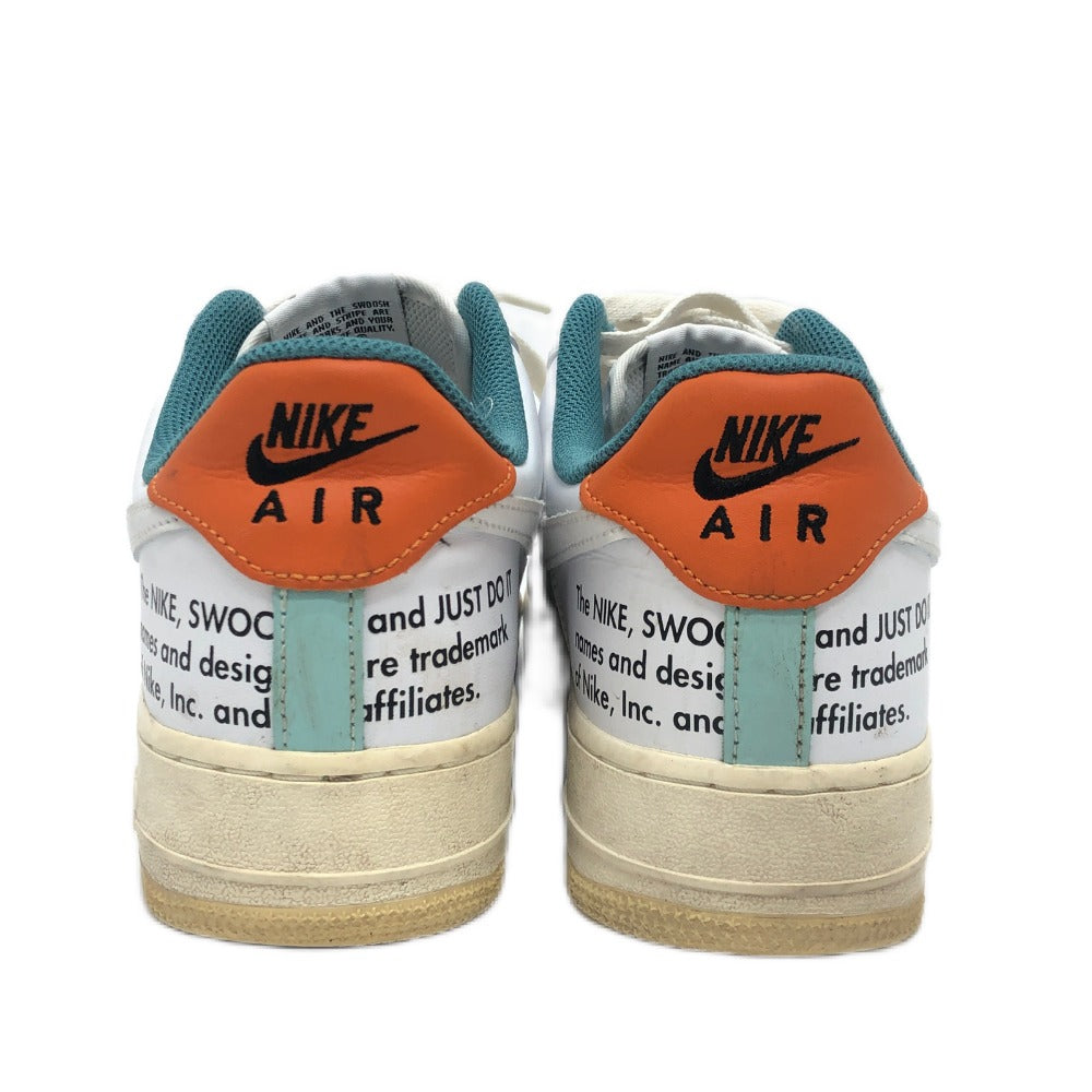 NIKE DM0970-111 AIR FORCE 1 '07 LE WHITE/STARFISH Low-cut shoes sneakers White Used