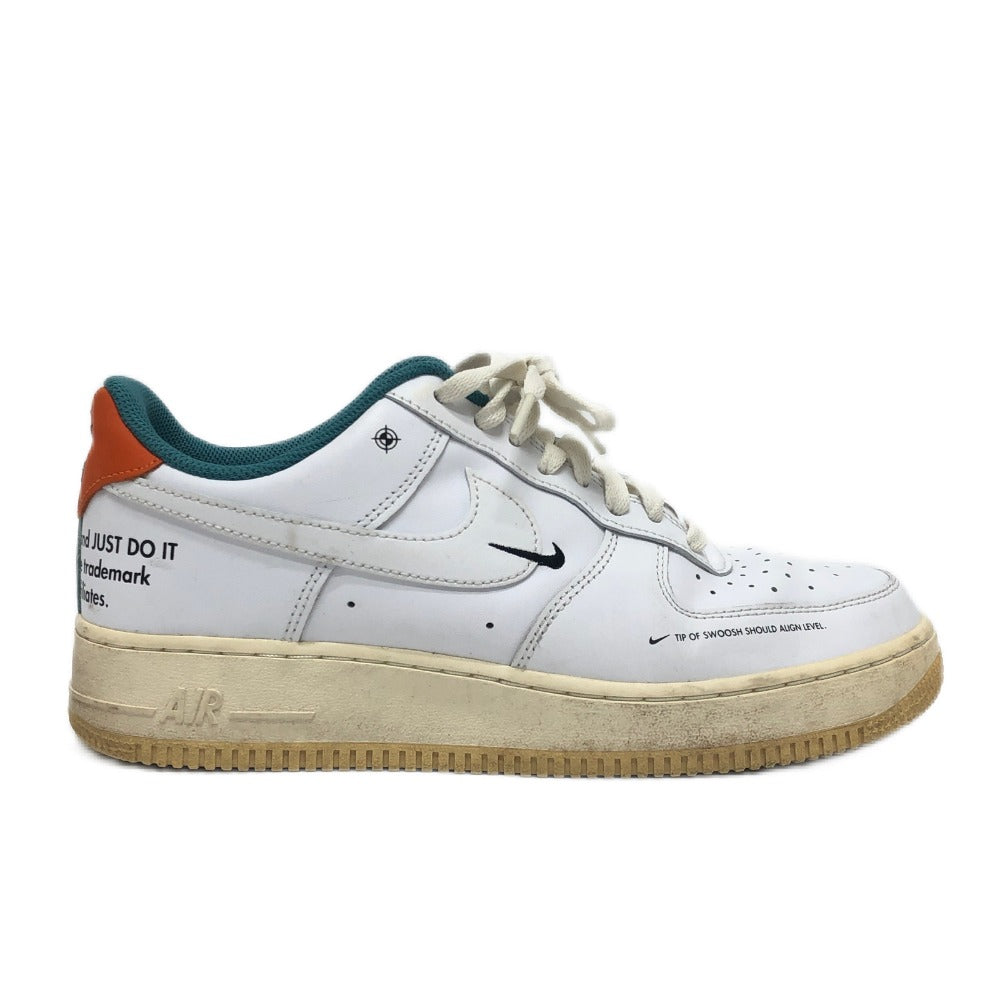 NIKE DM0970-111 AIR FORCE 1 '07 LE WHITE/STARFISH Low-cut shoes sneakers White Used