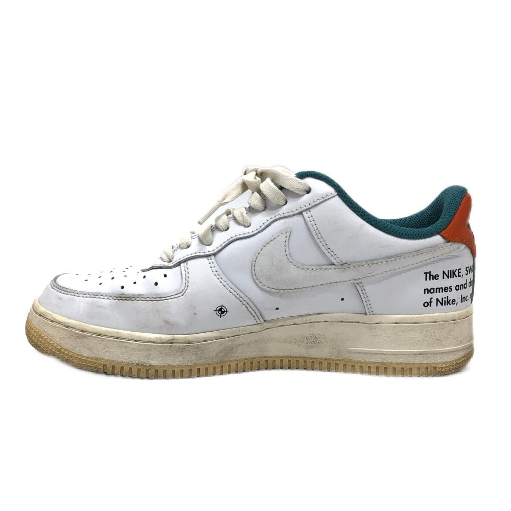 NIKE DM0970-111 AIR FORCE 1 '07 LE WHITE/STARFISH Low-cut shoes sneakers White Used