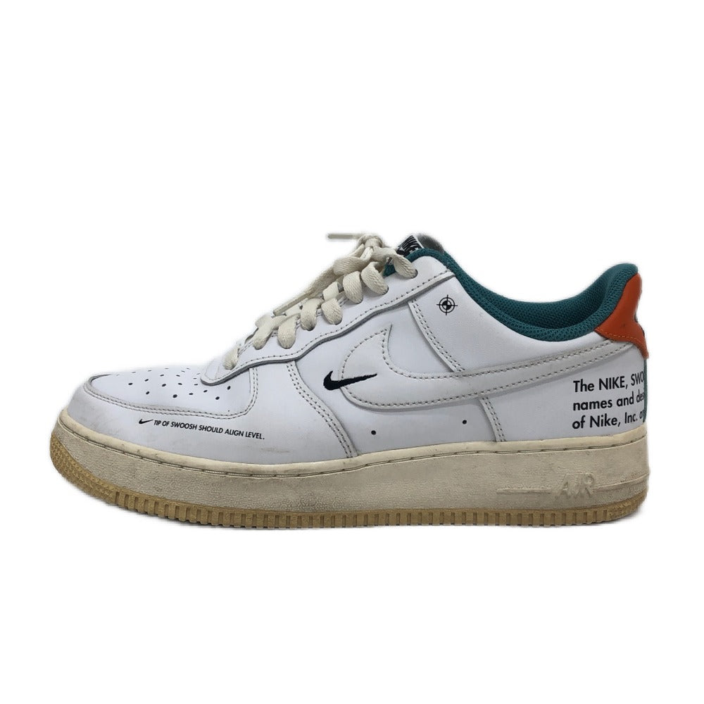 NIKE DM0970-111 AIR FORCE 1 '07 LE WHITE/STARFISH Low-cut shoes sneakers White Used