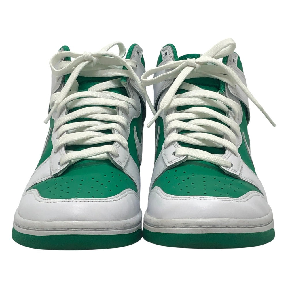NIKE DV0829-300 DUNK HIGH RETRO BTTYS High-Cut Shoes sneakers Green/White Used