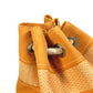 HERMES Sac Marine Recife MM Drawstring One-Shoulder Bag, Cotton, Women's, Orange