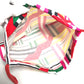 HERMES Petit H Drawstring Pouch, Silk, Women's, Multicolor