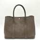 HERMES Garden Party 36 Bag, Handbag, Tote Bag, Epsom Leather, Women's, Green Etain, Gray