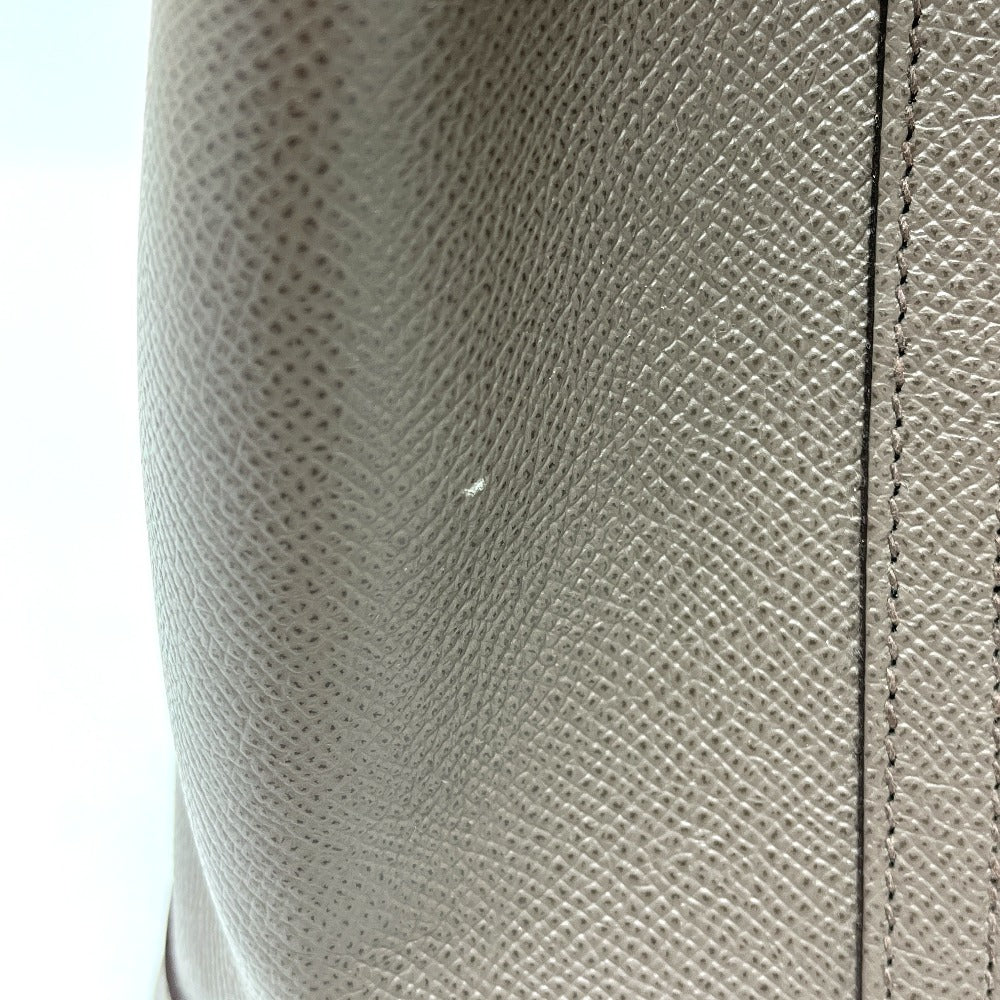 HERMES Garden Party 36 Bag, Handbag, Tote Bag, Epsom Leather, Women's, Green Etain, Gray