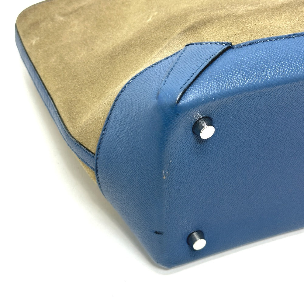 HERMES マキシボックスカバ30 ハンドバッグ トートバッグ エプソン レディース グリスカイユ×ブルーアガット ブルー - brandshop-reference