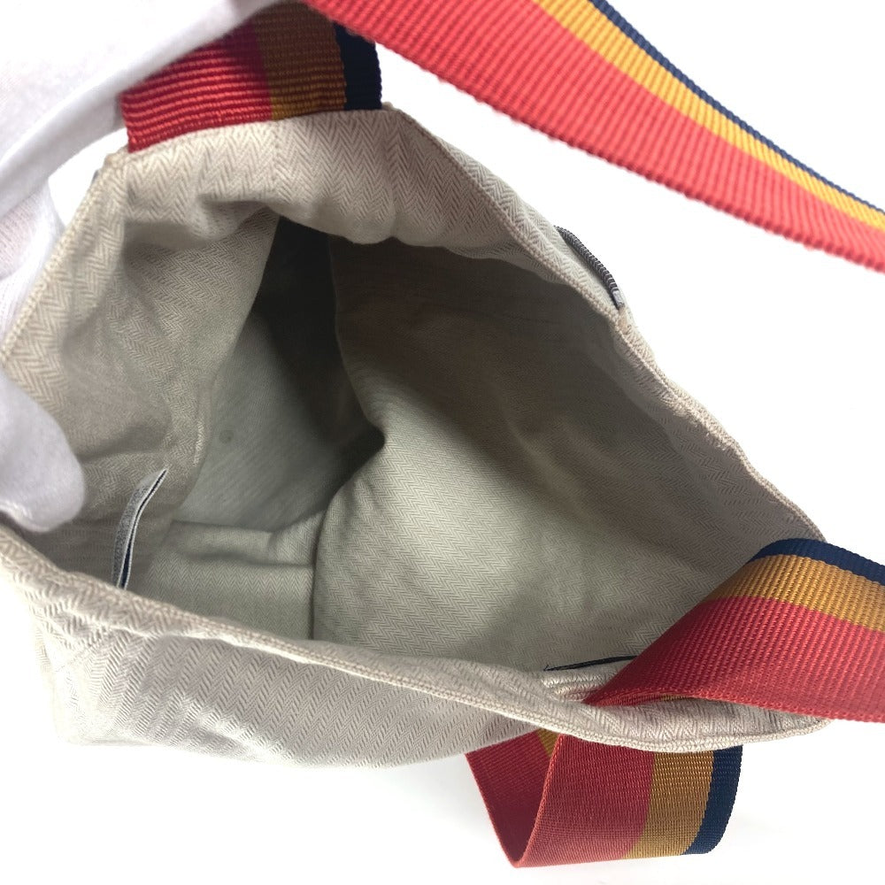 HERMES キャバリエ ロカバール 肩掛け カバン ショルダーバッグ キャンバス レディース ベージュ - brandshop-reference