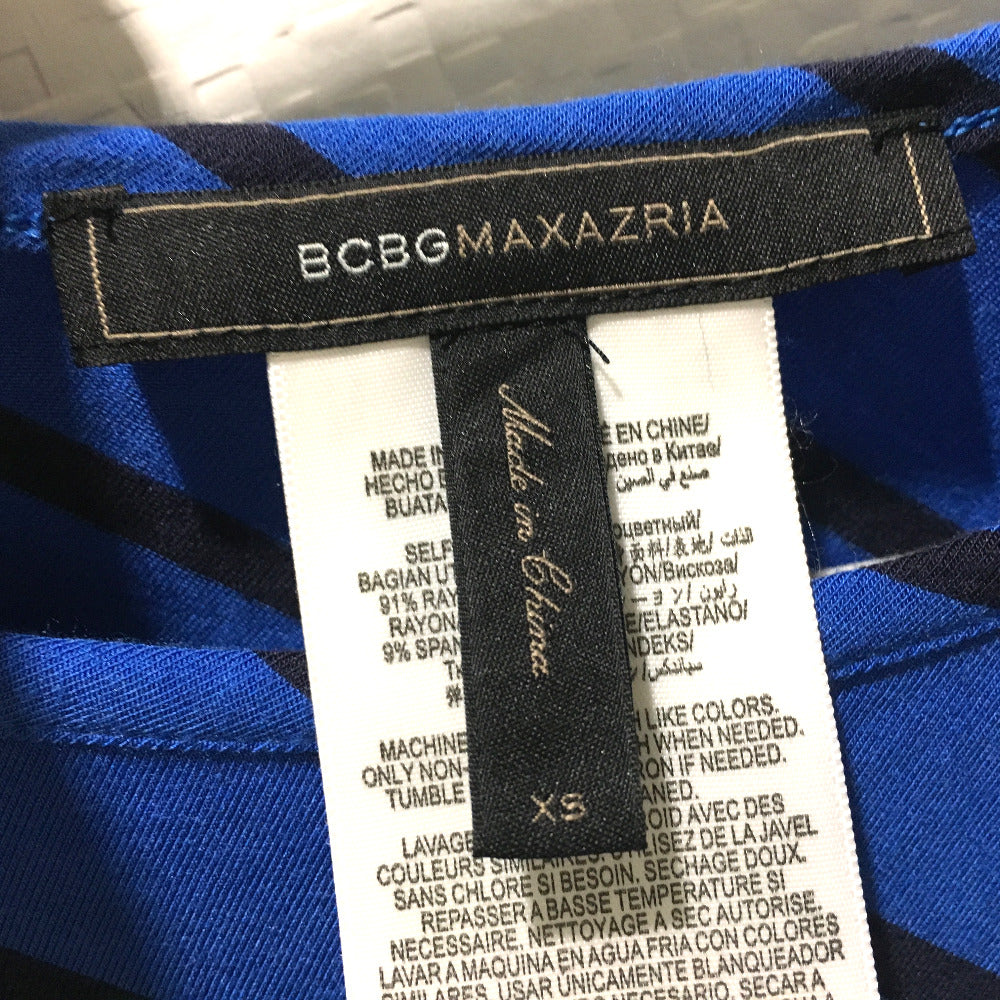 BCBGMAXAZRIA ワンピース オフショルタイト ボーダー 長袖 アパレル ドレス レディース - brandshop-reference