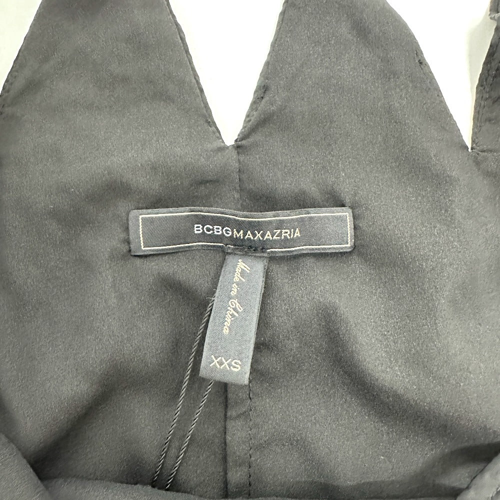 BCBGMAXAZRIA DTI6173403-001 ビジュースタッズ 刺繍カットアウト ガウン アパレル ワンピース レディース ブラック