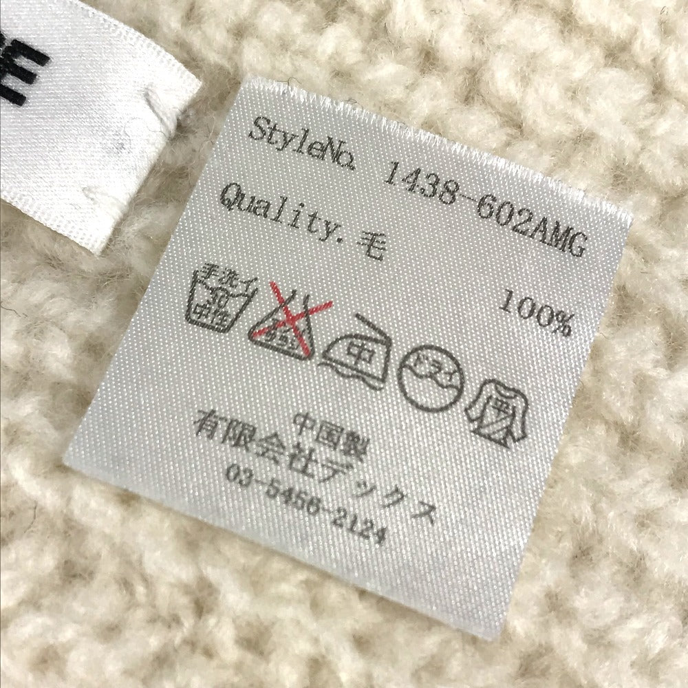 COMMONWARE ニット スヌード マフラー ウール レディース ホワイト - brandshop-reference