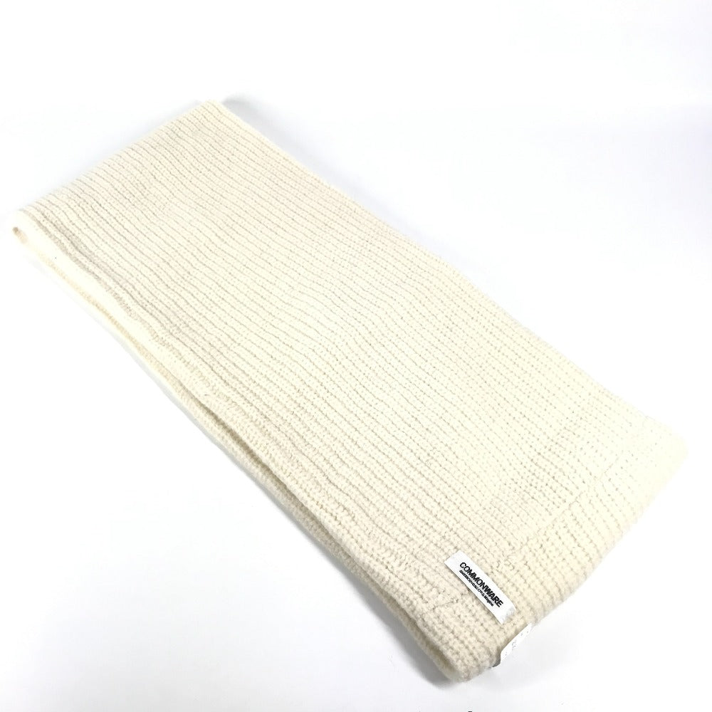 COMMONWARE ニット スヌード マフラー ウール レディース ホワイト - brandshop-reference