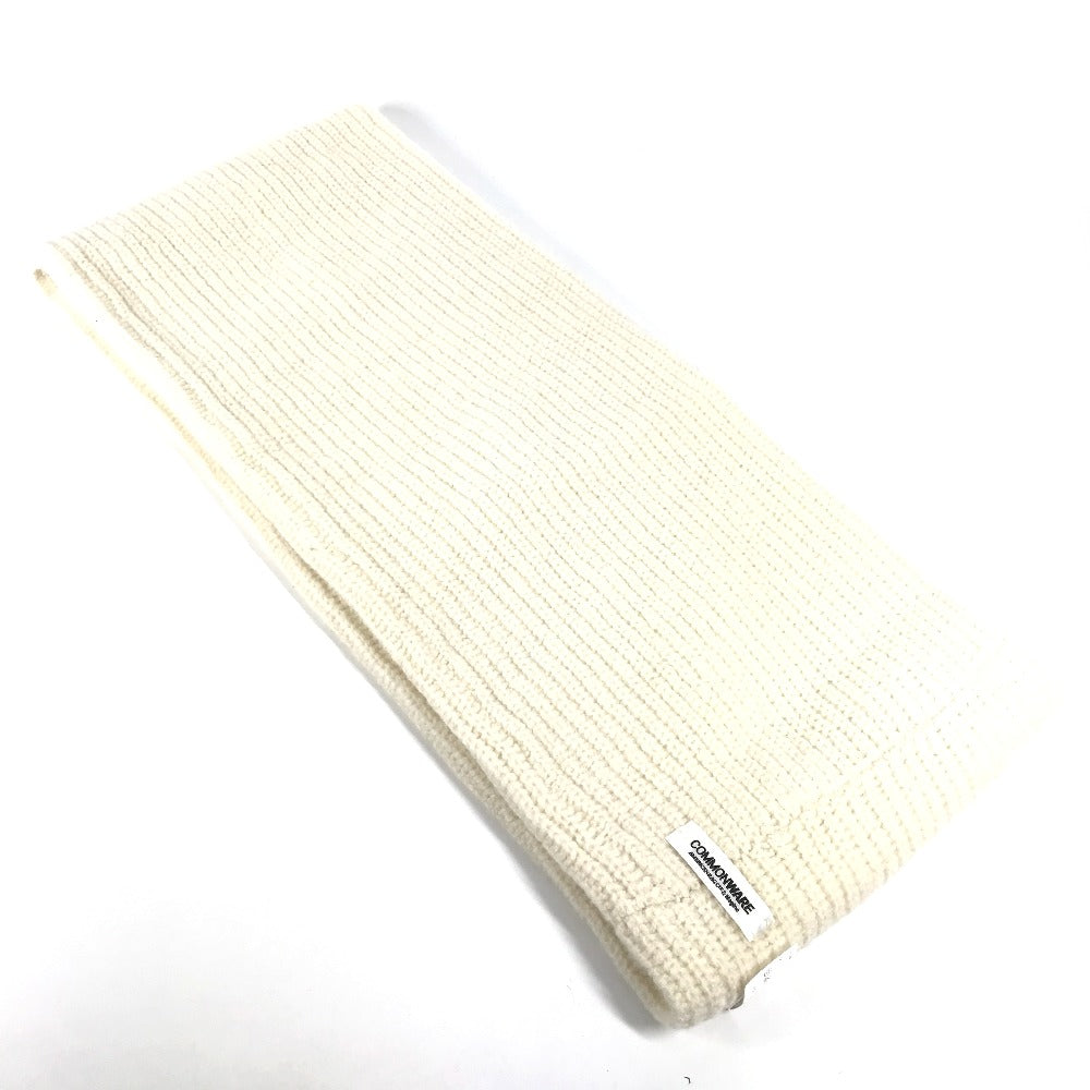 COMMONWARE ニット スヌード マフラー ウール レディース ホワイト - brandshop-reference