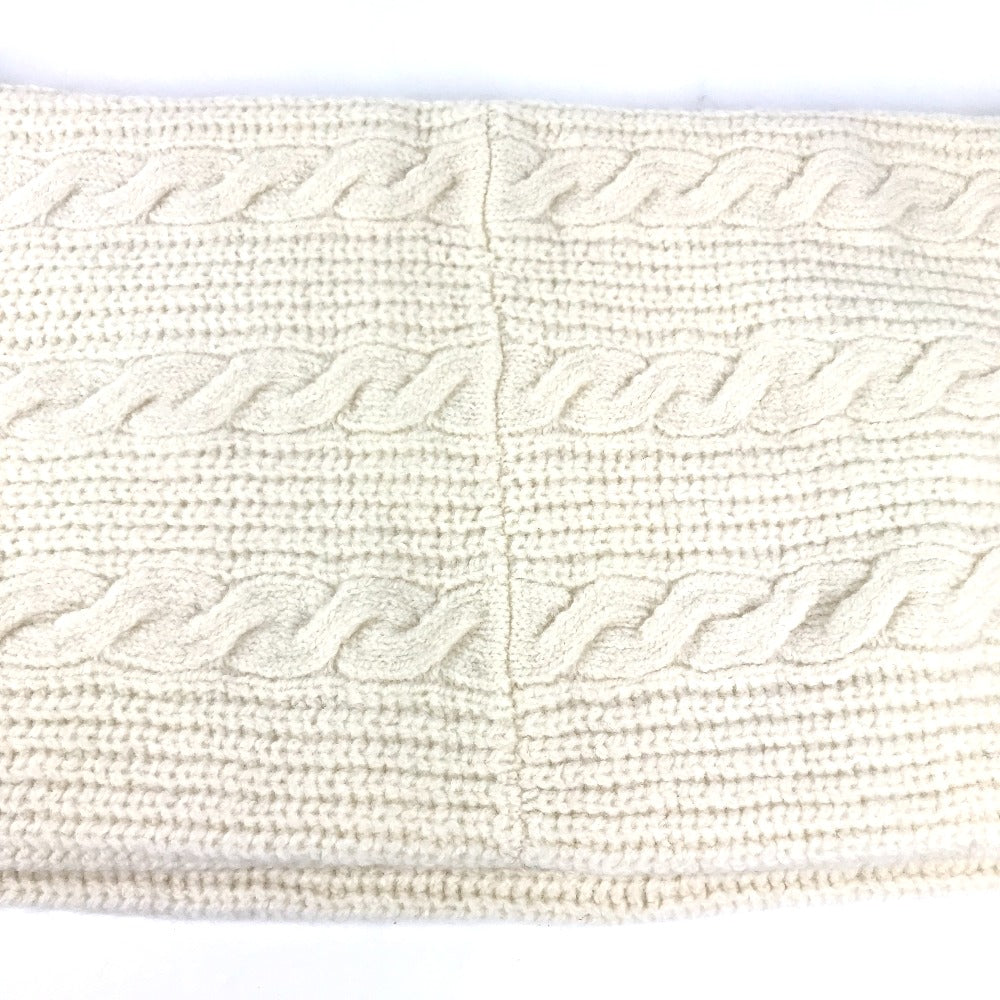 COMMONWARE ニット スヌード マフラー ウール レディース ホワイト - brandshop-reference