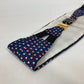 HERMES Accessories Cummerbund Pants Belt Silk Belt Women's Blue