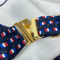 HERMES Accessories Cummerbund Pants Belt Silk Belt Women's Blue