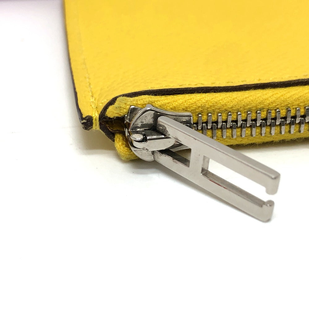 HERMES リミックス コンバイン デュオ 長財布 エプソン レディース モーヴシルベストル×ライム ピンク - brandshop-reference